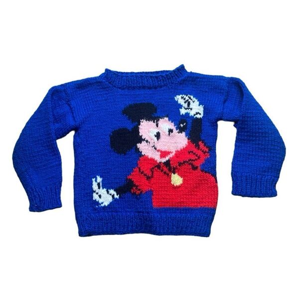Handmade Vintage Mickey Mouse sweater - Picture 1 of 2